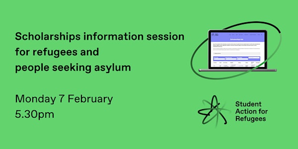 Scholarships information session for refugees and people seeking asylum