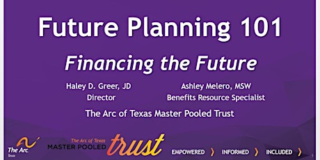Session 4: Future Planning 101: Financing the Future tickets