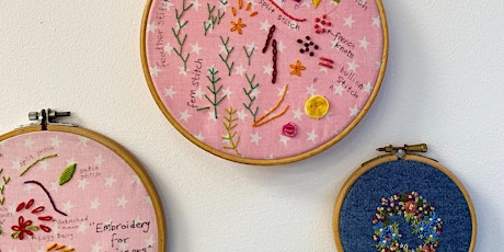 Embroidery for Beginners tickets