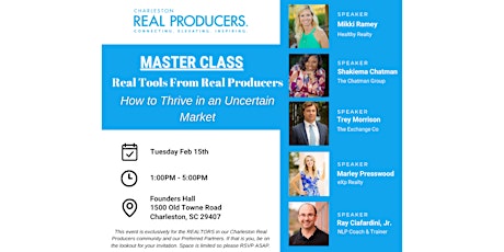 Charleston Real Producers Master Class tickets