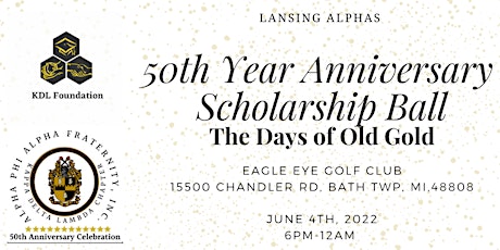 Lansing Alphas 50th Anniversary and Scholarship Ball tickets