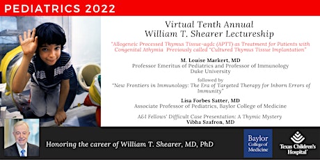 Virtual 10th  Annual  William T. Shearer Lectureship tickets