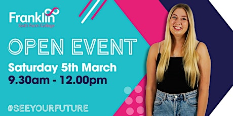 Franklin Sixth Form College Open Event tickets