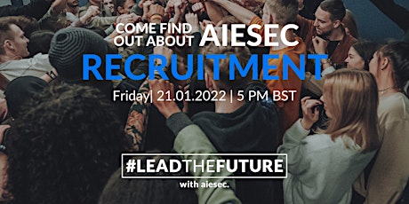 join AIESEC in Edinburgh| recruitment information session tickets
