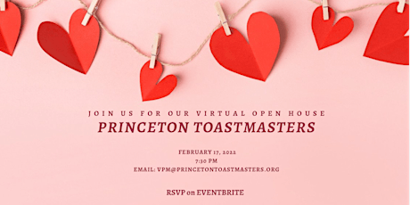 Princeton Toastmasters Open House tickets