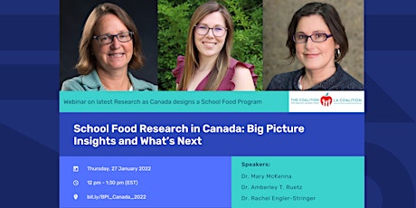 School Food Research in Canada: Big Picture Insights and What’s Next tickets