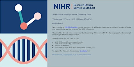 NIHR RDS SE Fellowship Event - ONLINE tickets