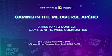 Gaming in the Metaverse Apéro billets