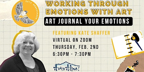 Working through emotions with art featuring Kate Shaffer tickets