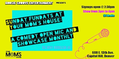 Sunday Funday: Comedy Open Mic