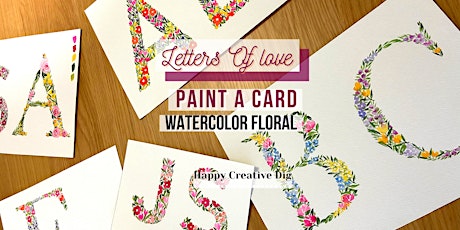 [Letters Of Love]Paint & Give A Watercolor Floral Card BYOB tickets