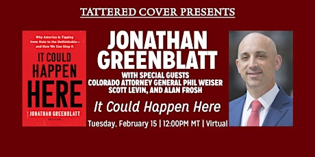Live Stream with Jonathan Greenblatt and Special Guests tickets