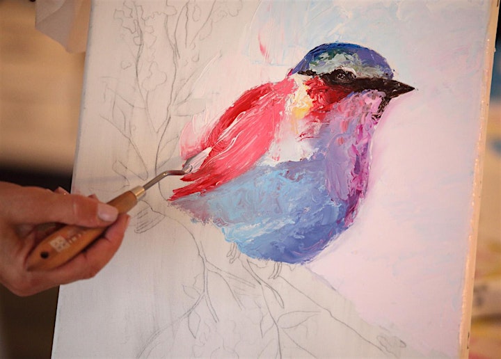 Immagine CREATIVE WORKSHOP: PALETTE KNIFE OIL PAINTING