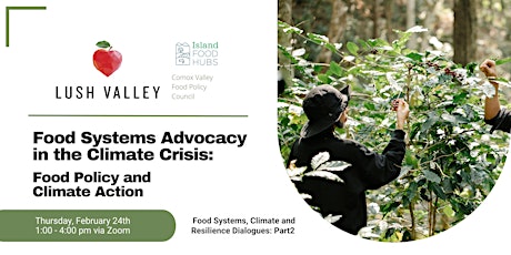 Food Systems, Climate & Resilience Dialogues: Part 2