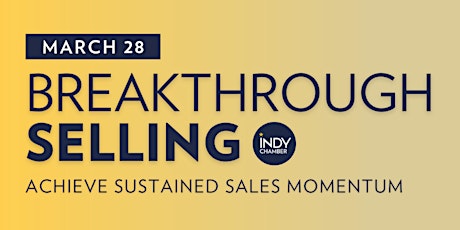 Breakthrough Selling - HYBRID EVENT tickets
