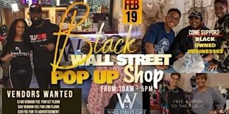 Wall Street Café Pop Up Shop Entrepreneur Day tickets