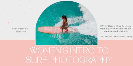 WOMEN'S INTRO TO SURF PHOTOGRAPHY tickets