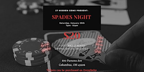 27 Hidden Gems Presents: Spades Night ♠️ tickets