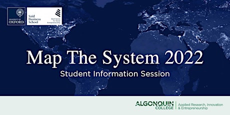 Algonquin College: Map The System 2022 Kickoff tickets