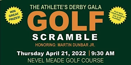 Golf Scramble benefiting The Athlete's Derby Gala tickets