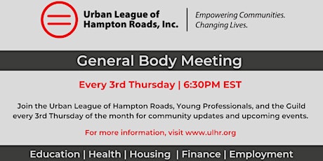 ULHR General Body Meeting tickets