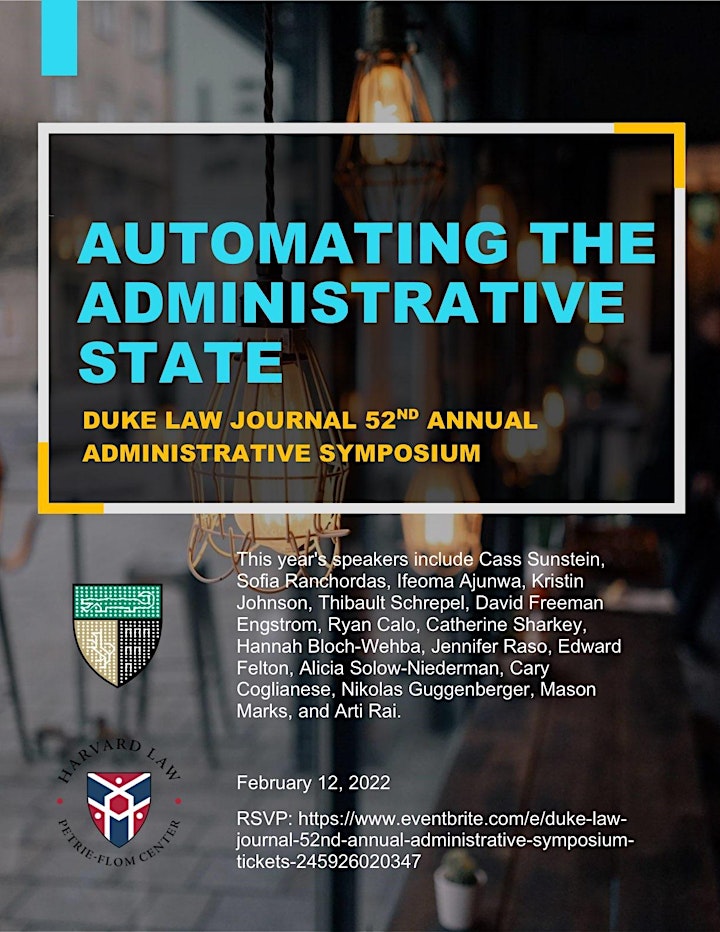 Duke Law Journal  52nd Annual Administrative Symposium image