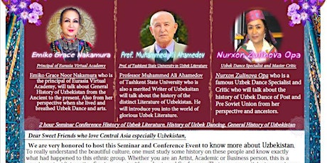History Seminar and Conference of Uzbekistan tickets
