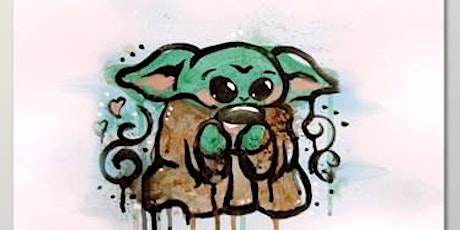 Paint and Sip -  Baby Yoda (Star WARS- KID FRIENDLY) tickets