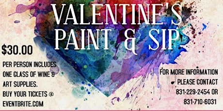 Valentine's Day Paint & Sip at 201 Main! tickets