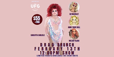 February Drag Brunch at Underground Flavour Group with Carlotta Carlisle tickets