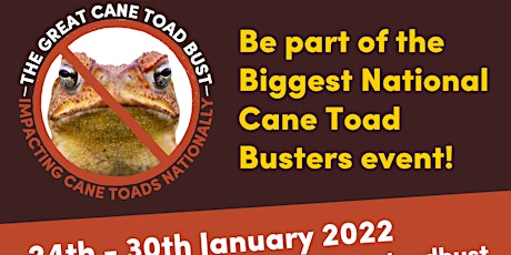 Cane Toad  Challenge - Ferny Glen (inbetween  Beechmont & Canungra) tickets