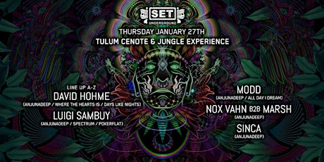 SET Underground's Tulum Cenote Jungle Experience with David Hohme and More tickets