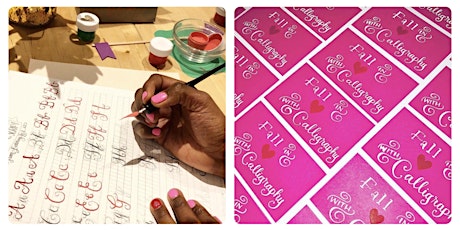 DIY Valentines-themed CALLIGRAPHY Workshop with Lettering By Liz