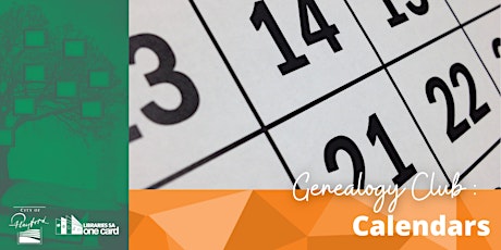 Genealogy Club: Calendars tickets