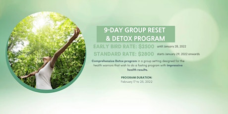 9 Day Group Reset & Detox with Fasting primary image