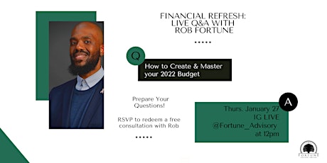 Financial Refresh Series: With Rob Fortune tickets