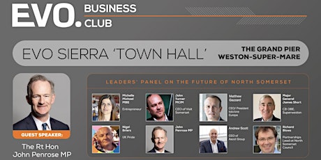 SIERRA  Town Hall  Future of North Somerset with John Penrose MP & Panel tickets
