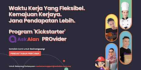 Program 'Kickstarter' AskAlan PROviders tickets