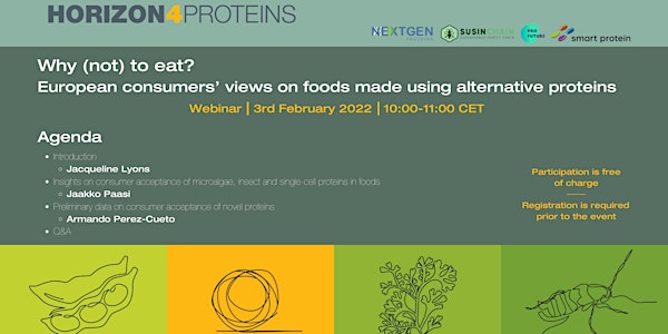 Why (not) to eat?  European consumers’ views on alternative proteins