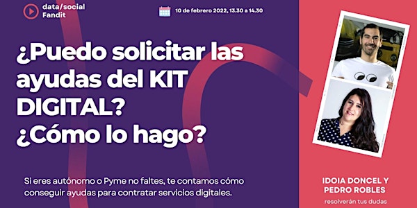 Taller digital: ¿Puedo solicitar las ayudas del KIT DIGITAL? ¿Cómo lo hago?