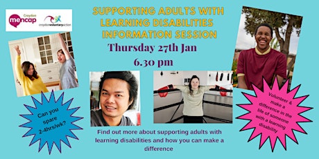 Information Session - Supporting Adults with learning disabilities tickets