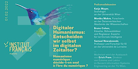 Digitaler Humanismus: Entscheiden wir selbst im digitalen Zeitalter? Tickets