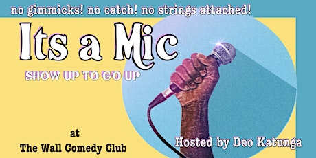 Copy of Tuesday stand up Comedy Its a mic tickets