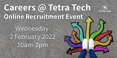 Careers @Tetra Tech - Online Recruitment Event biglietti