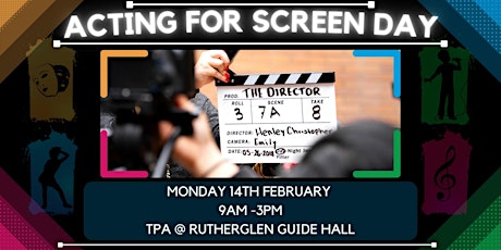 ACTING FOR SCREEN WORKSHOP DAY tickets