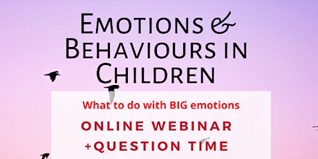 Emotions & Behaviours in Children tickets