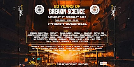 20 Years Of Breakin Science tickets
