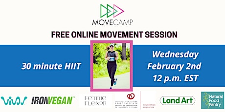 MoveCamp Virtual Movement with Anne Brochu- Winter Series tickets