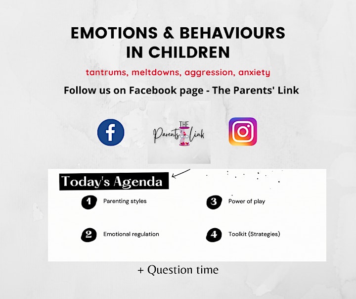 Emotions & Behaviours in Children image