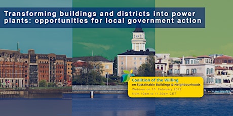 Transforming Buildings and Districts into Power Plants tickets